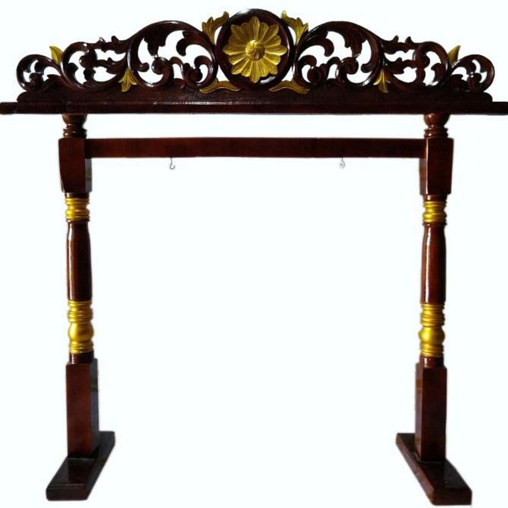 Gayor Gong Dudukan Gong Kayu Untuk Gong Acara Peresmian