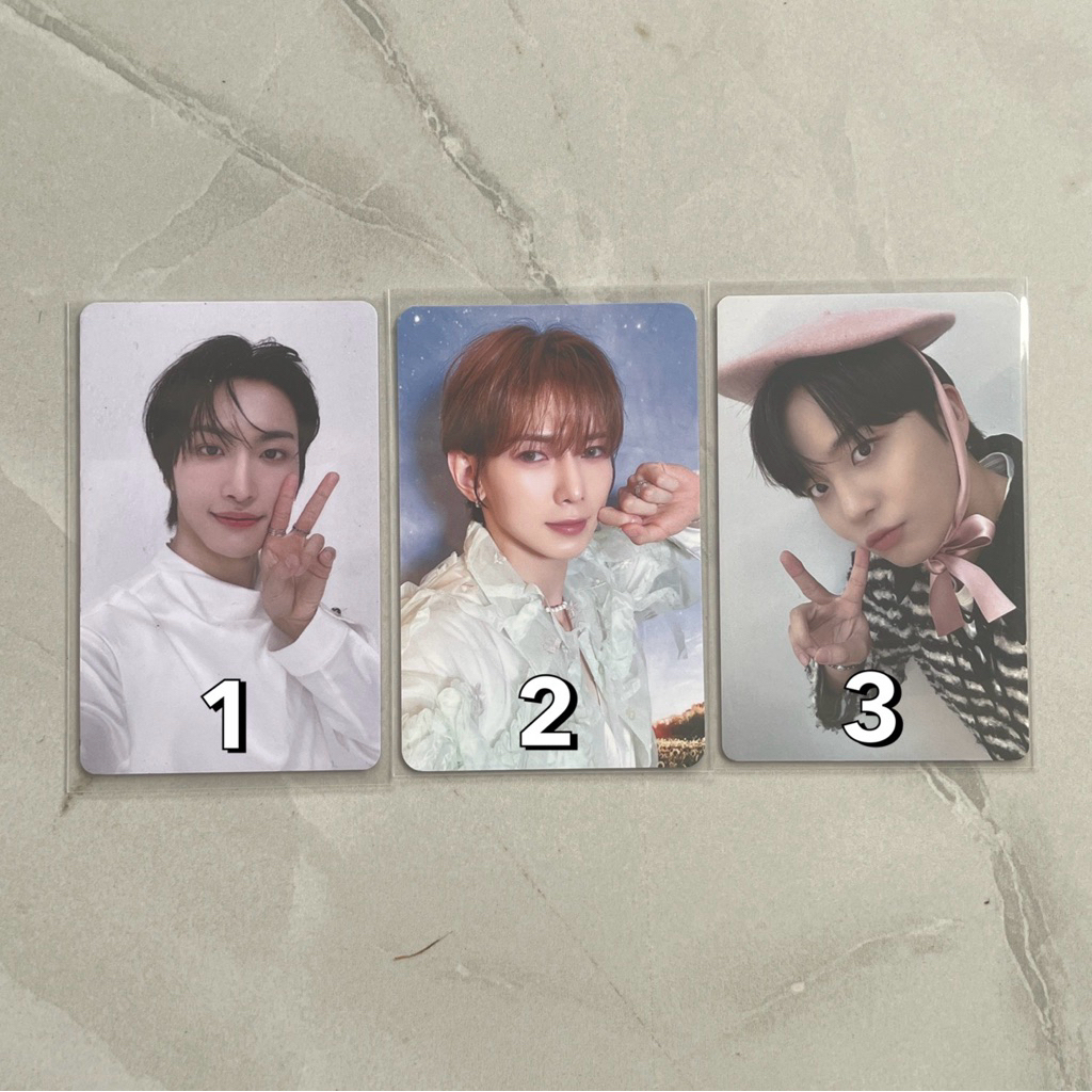 Ateez Yeosang Jongho LD Seonghwa In Your Fantasy Benefit PVC PC photocard