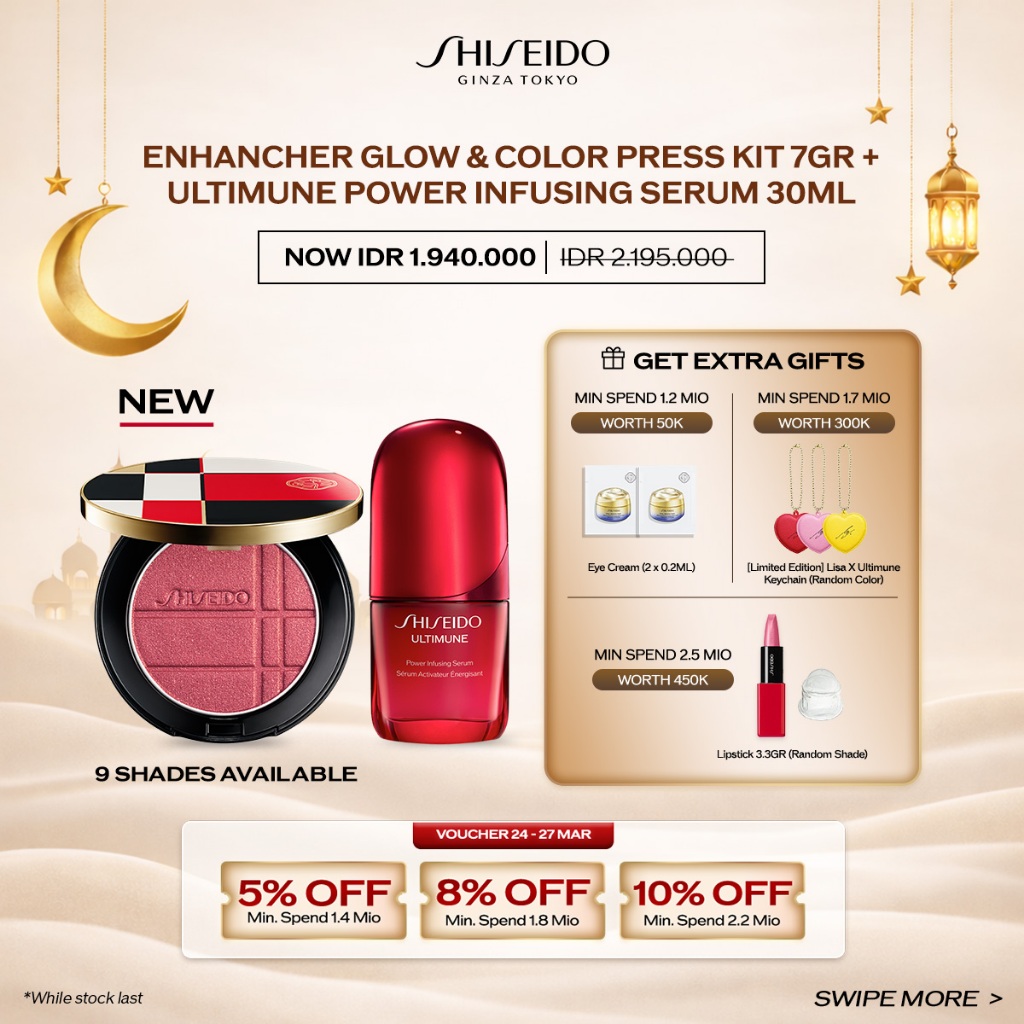 (NEW) Bundle Shiseido Enhancer & Ultimune Serum 30 ml