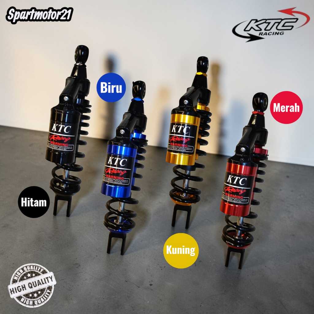 Shockbreaker Belakang Tabung Atas Warna Fastbike KTC Tipe G Untuk Motor Matic Vario Beat Mio Scoopy 