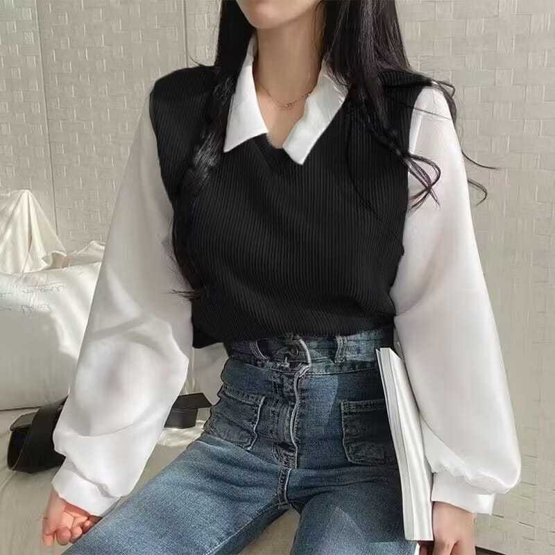 ANB - ZER FETA TOPS / ATASAN WANITA MODEL KEKINIAN / KEMEJA WANITA MODEL TER BARU / BAJU KEKINIAN / 