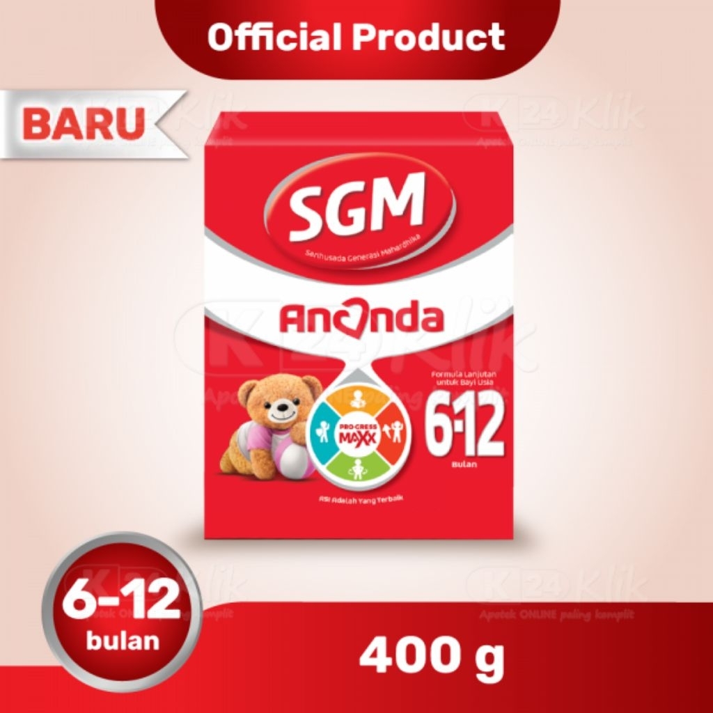 Susu SGM ananda 0-6 bulan,6-12bulan 400gr