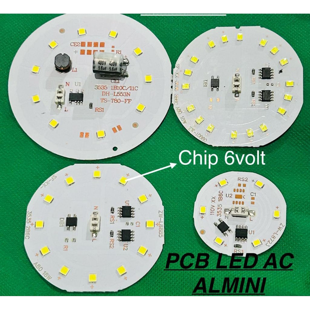 PCB LED AC ALMINI 7 18 20 WATT