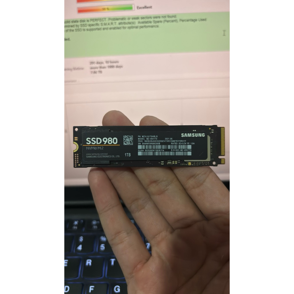 SSD Samsung 980 NVME M.2 1TB