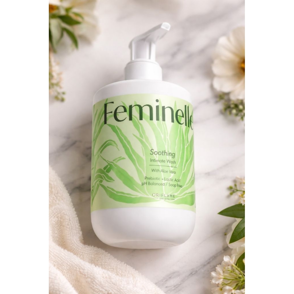Oriflame Feminelle Aloe Vera Intimate Wash 300ml | Sabun Kewanitaan Oriflame Original