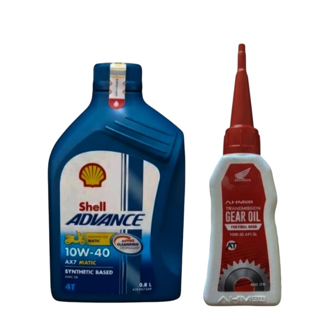 Paket shell ax7  + oli gardan honda  cocok buat metik