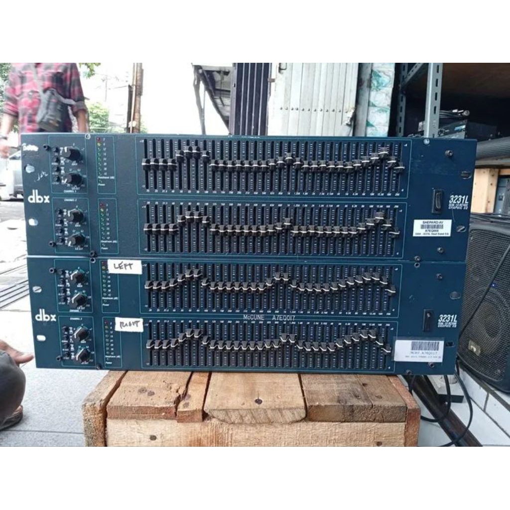 Original DBX 3231L USA EQUALIZER 3231 2231 BKN klark teknik BSS XTA