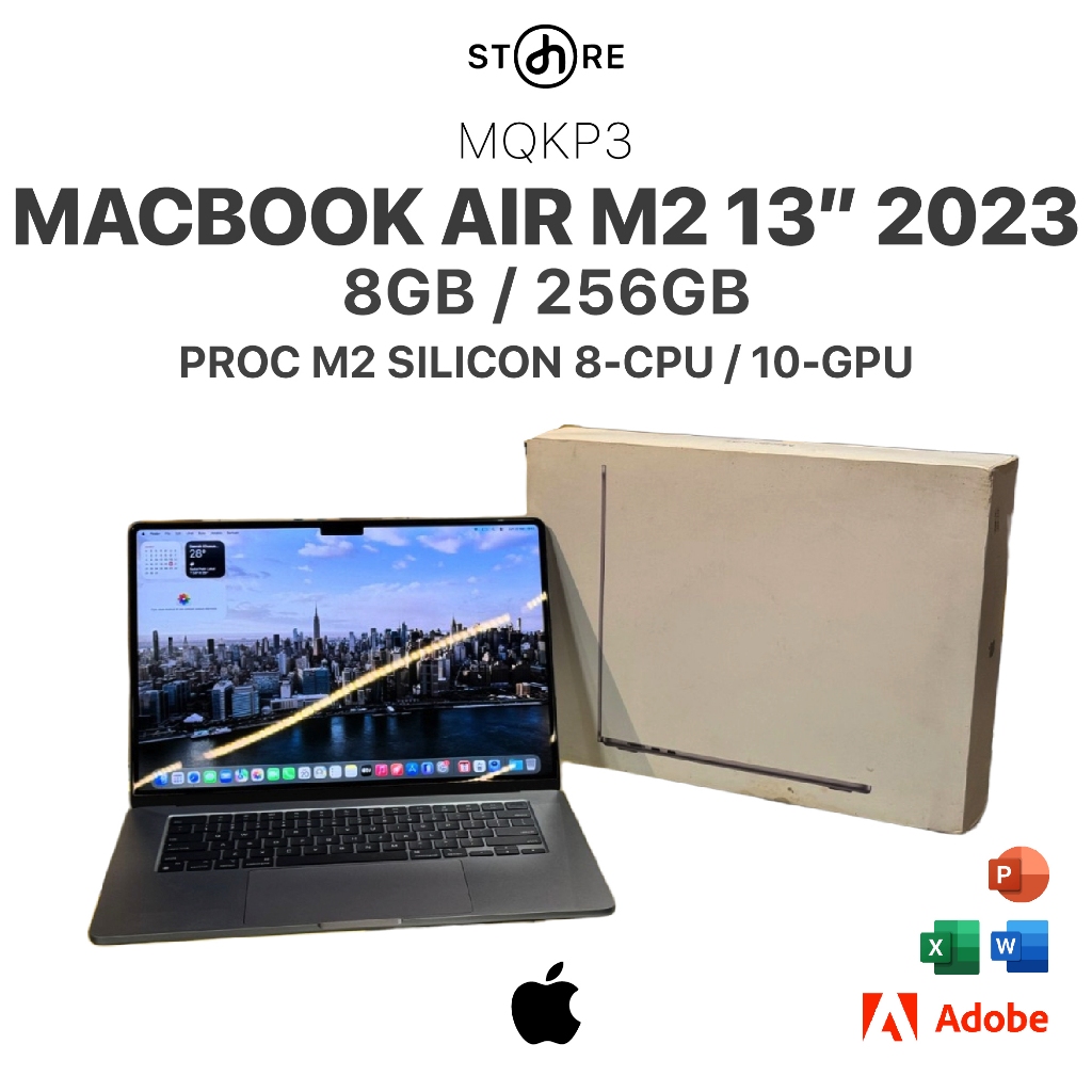 Second , Macbook Air M2 , 2023 15" , 8/256 , Space Grey , MQKP3
