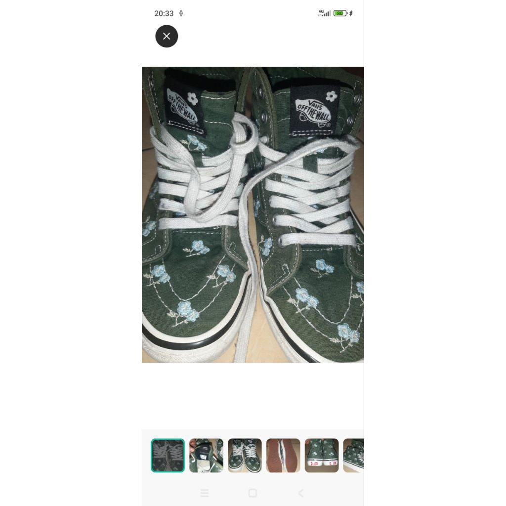 Vans sk8hi Sandy Liang preloved