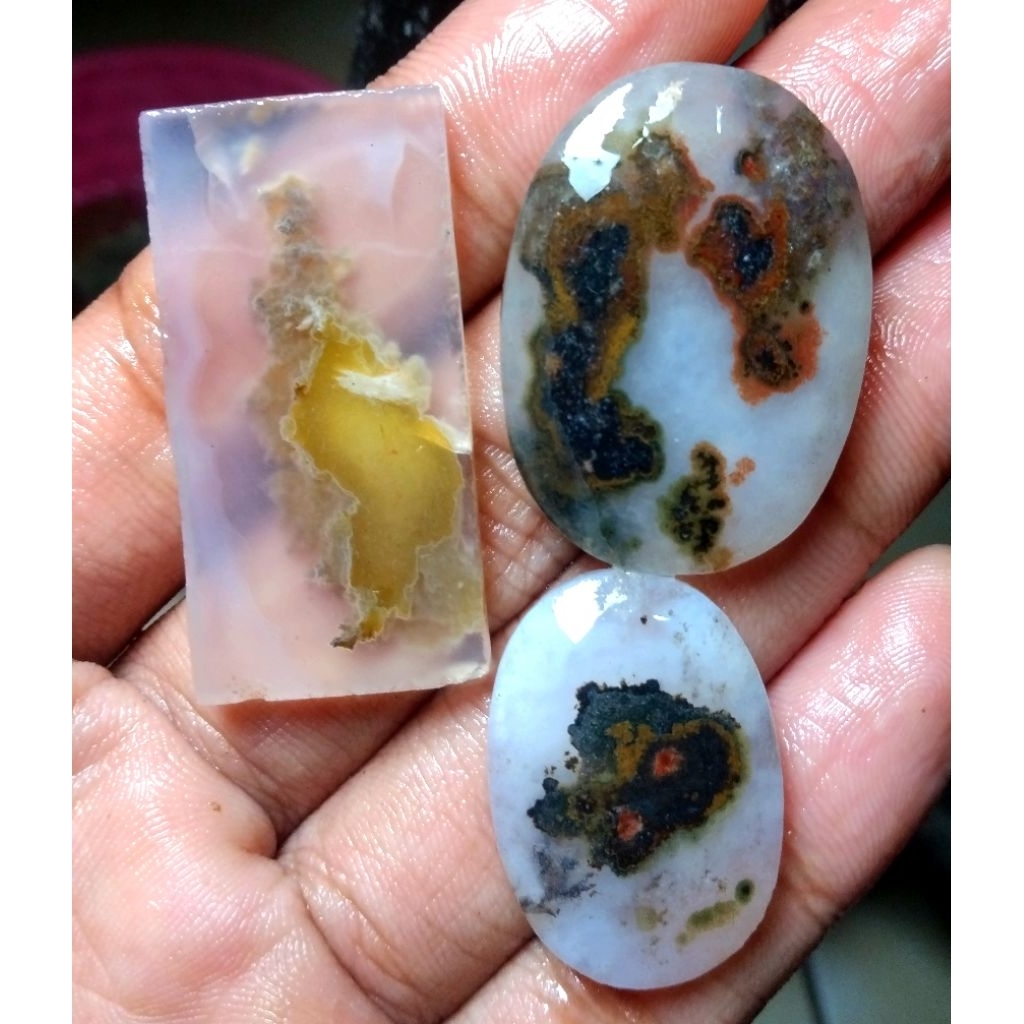 batu akik lilin motif akurium