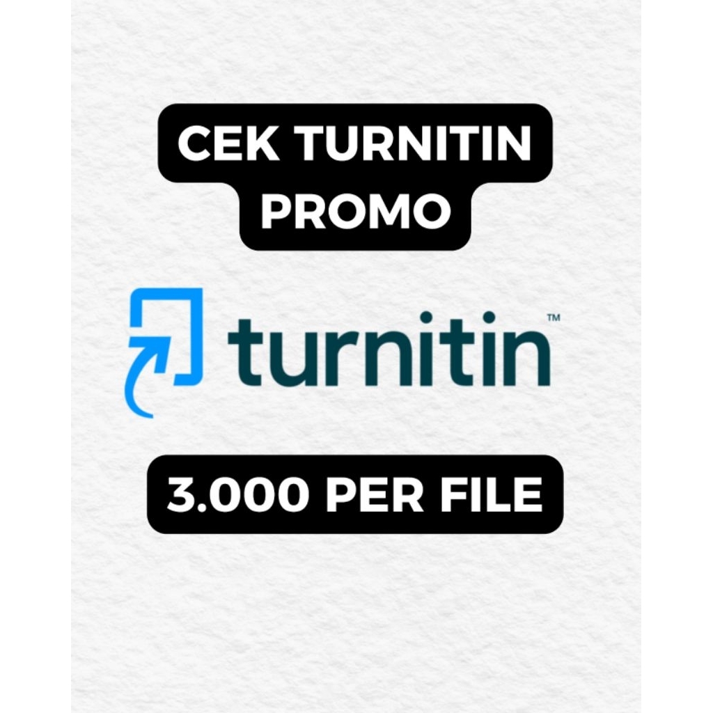 PROMO II JASA CEK TURNITIN