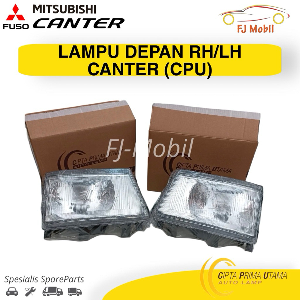 LAMPU DEPAN HEAD LAMP LAMPU BESAR CANTER PS110 PS125 PS136 HDX Brand CPU