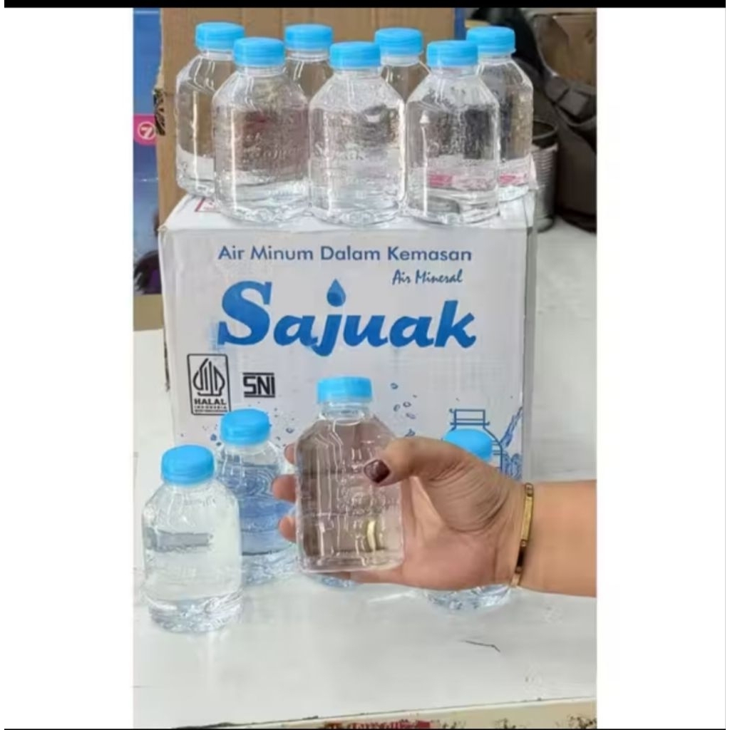 Sajuak Air Mineral Kemasan Botol 220 ML 1 Dus Isi 24 Botol