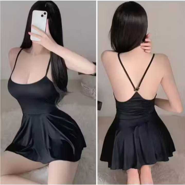 Mini Dress Wanita Korea Style / Baju Tidur Wanita