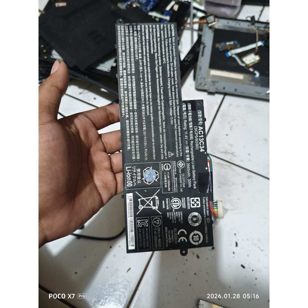 batrei notebook acer v5 132 ori