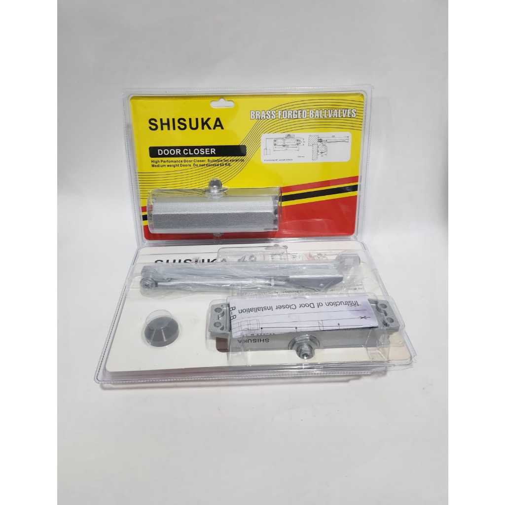 Door Closer SHISUKA / Door Closer Penutup Pintu Otomatis / Door Closer Pintu Otomatis Silver