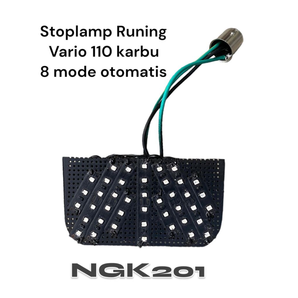 stop lamp running Vario karbu 110 8 mode otomatis