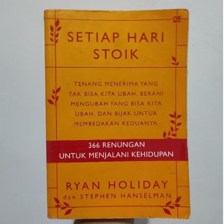 Buku Original Setiap Hari Stoik - Ryan Holiday