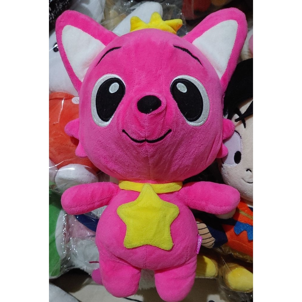 [READY STOCK] ORIGINAL PINKFONG WONDER STAR PLUSH DOLL PINKFONG 30CM 12" BABY SHARK FOR KIDS (PRELOV