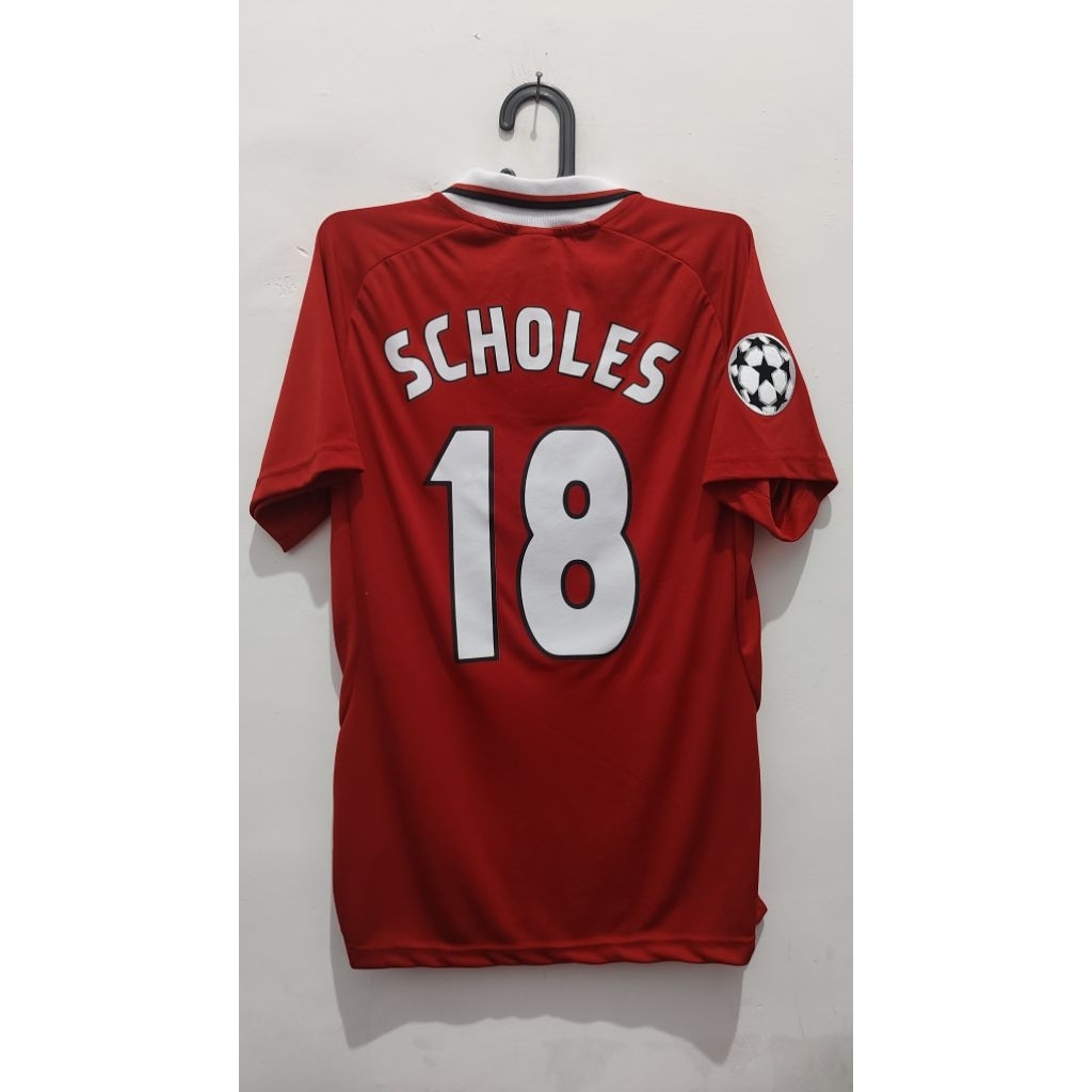 jersey Retro M@n Un1t3d Scholes size L