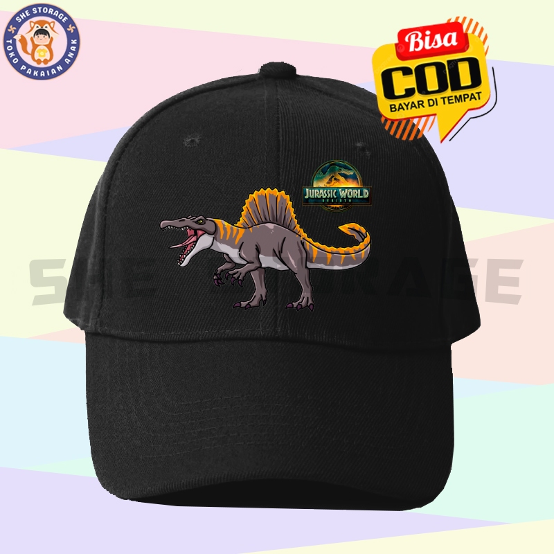 TOPI BASEBALL ANAK SPINOSAURUS JURASSIC WORLD REBIRTH DINOSAUR