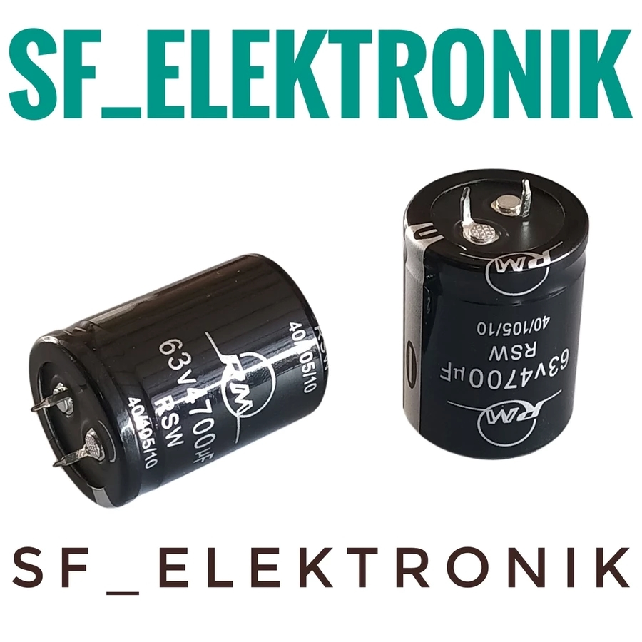 Kapasitor Capacitor Elko Elco 63V-4700Uf