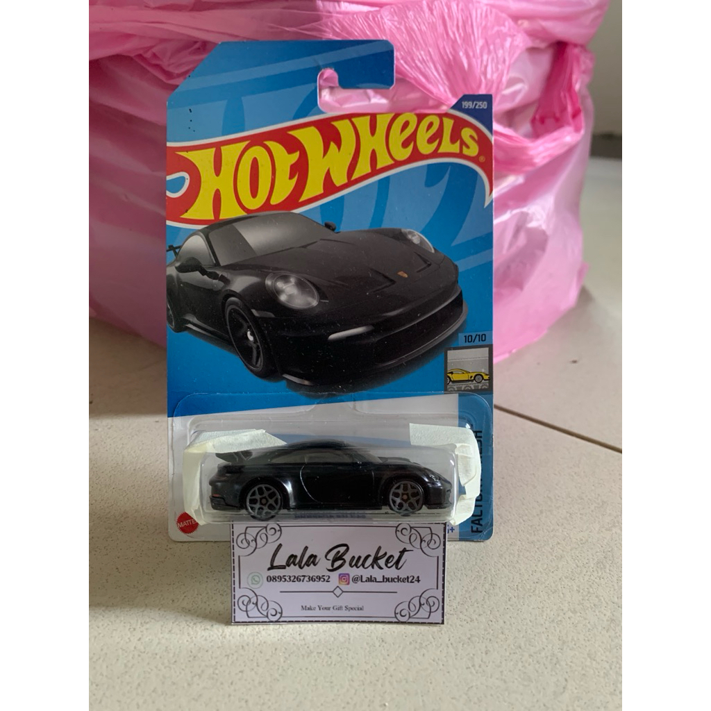 hotwheels porsche 911 gt3 hitam (RARE)