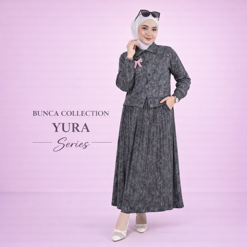 Setelan Rok Wanita | Setelan Wanita Kekinian | Rok Plisket Wanita | Setelan Wanita Premium | Setelan