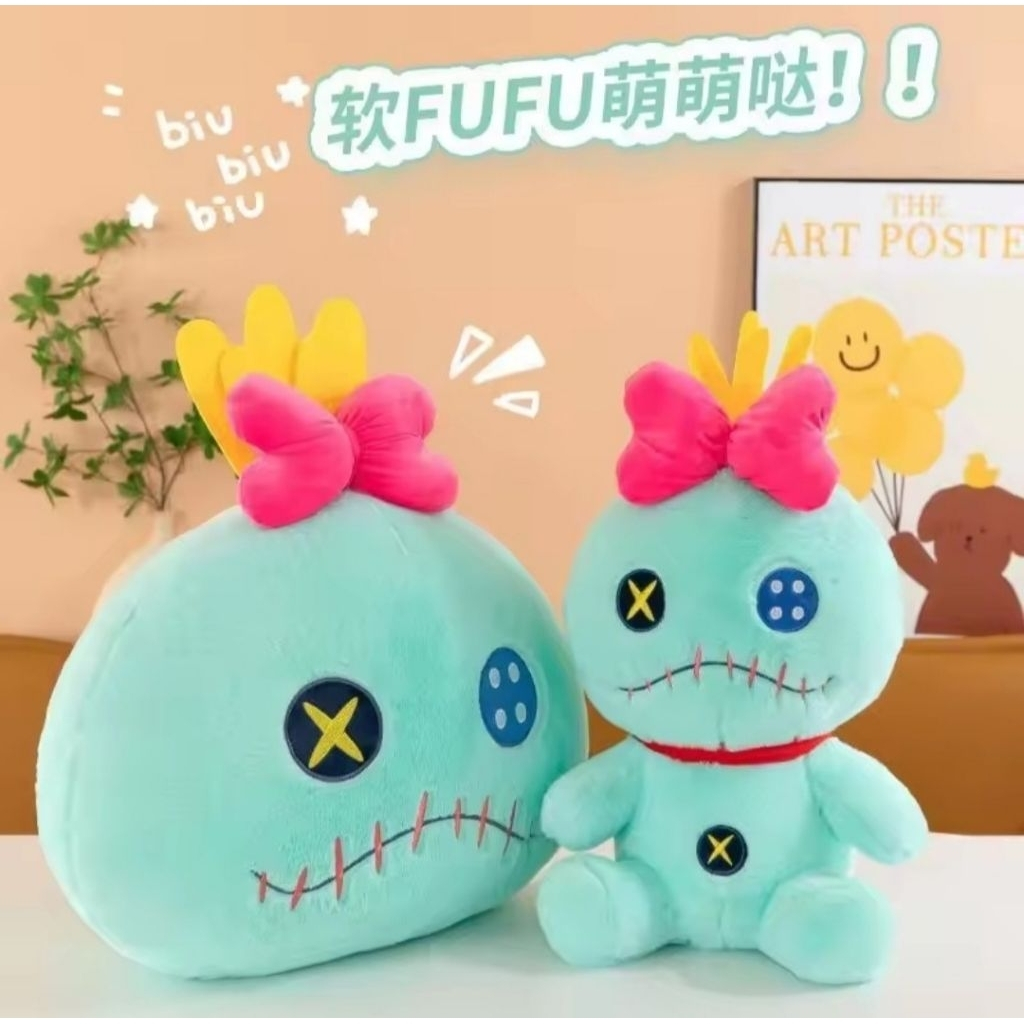 Boneka Scrump Stitch Lucu Jumbo – Plush Bantal Empuk Karakter Disney