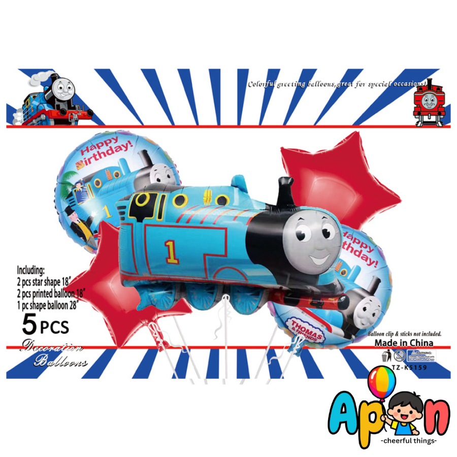 Paket Balon thomas and friends/Dekorasi Balon/Set Balon Foil