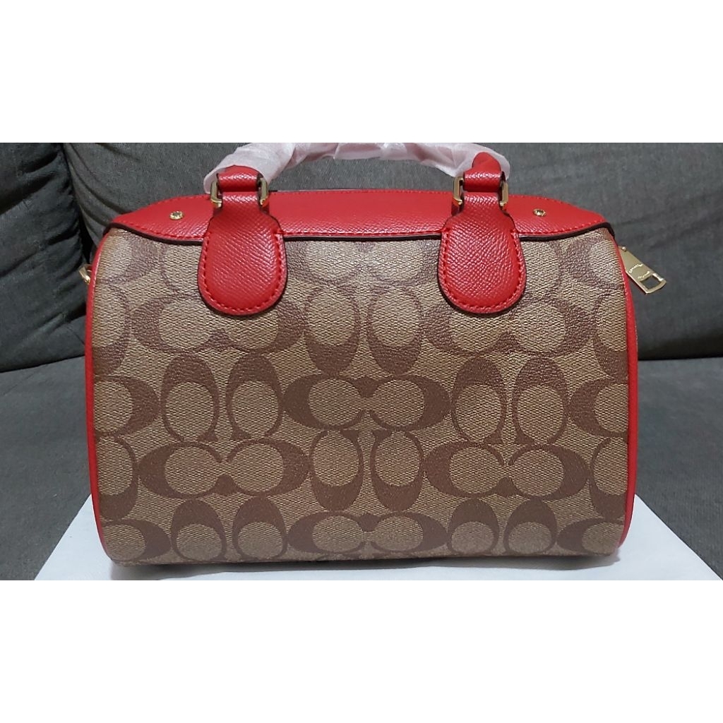 Hand Bag / Sling Bag Tas Wanita COC Bennet Tan Merah