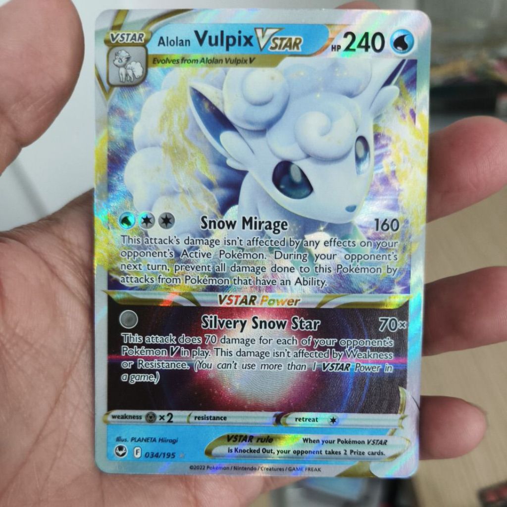 Pokemon TCG (EN) - Alolan Vulpix V-Star 034/195