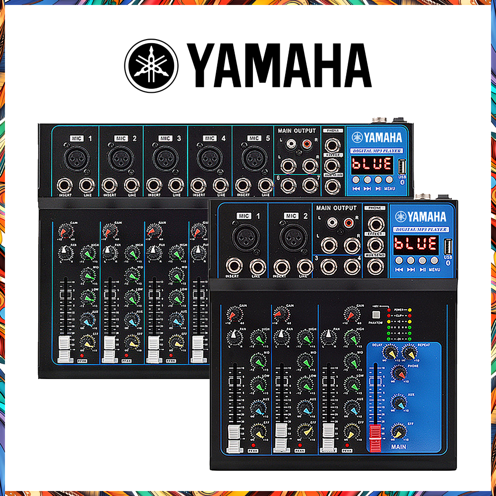 YAMAHA F4/F7 Digital Mixer with Bluetooth 4/7 Channel Mixing Console with USB Clean Audio Interface
