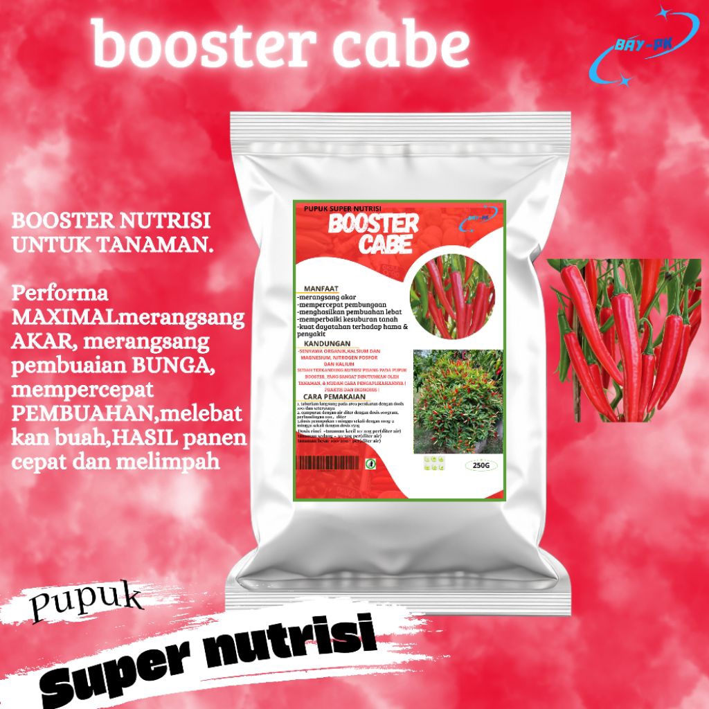 BOOSTER PUPUK TANAMAN CABE |nutrisi maksimal