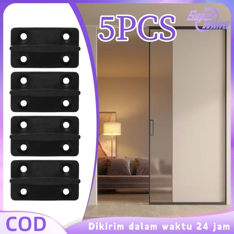 5pcs Penahan Pintu Sliding Door Guide Penahan Bawah Pintu Geser Sliding Stoper Bawah Pintu Geser Sli