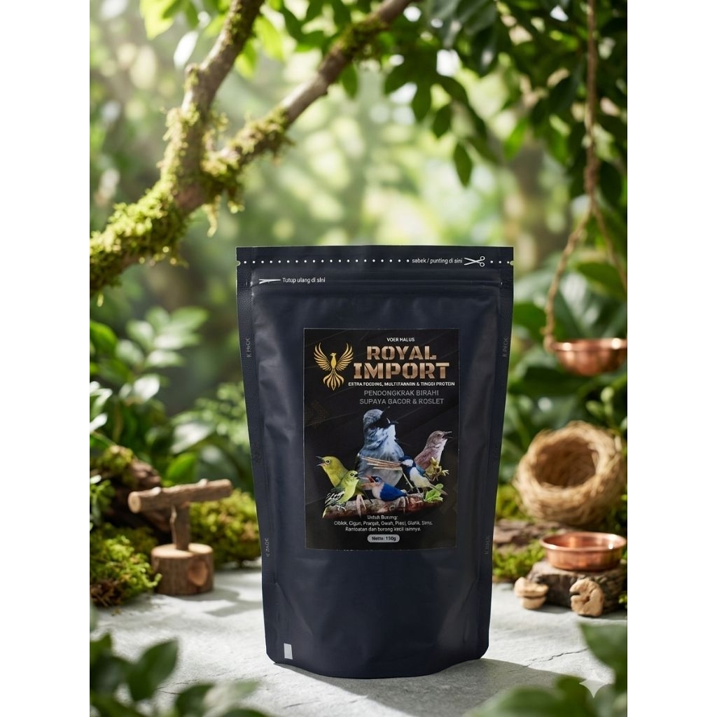 Voer Ciblek - Royal Import  Voer halus pakan protein tinggi Gacor konslet