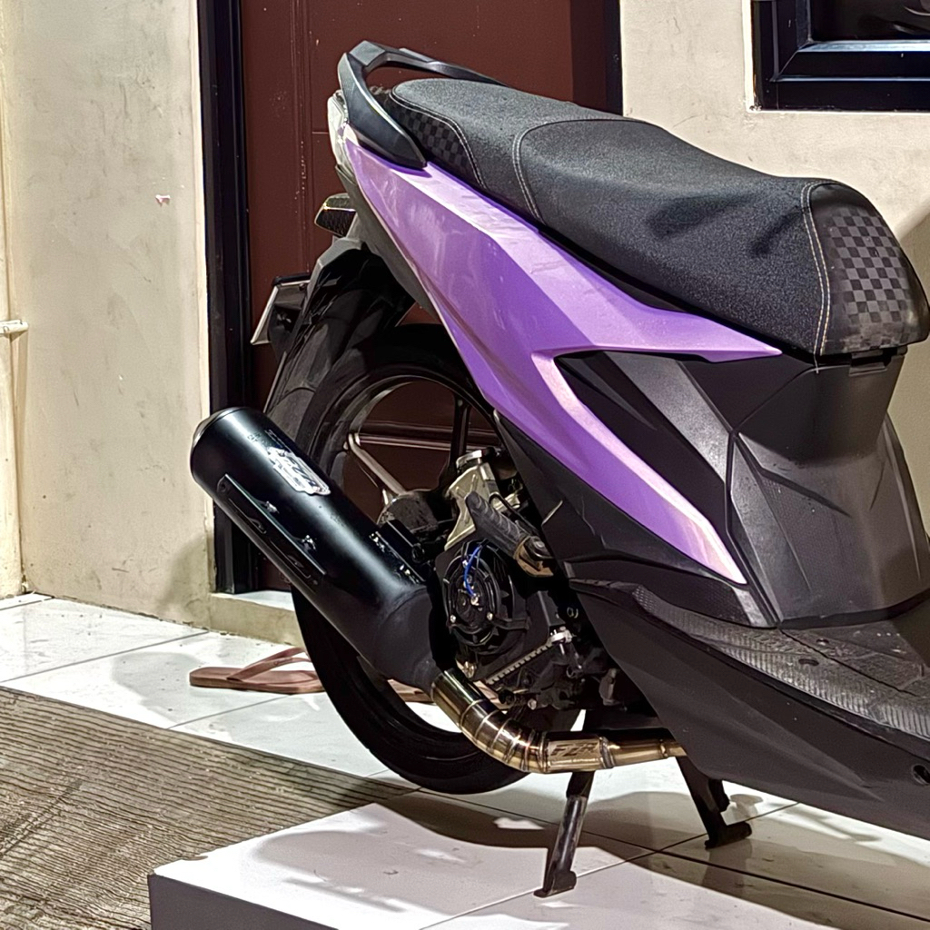 Knalpot Beat Deluxe + ARM Vario | Knalpot Racing Beat Deluxe Genio Arm Vario | Paketan Knalpot Arm V