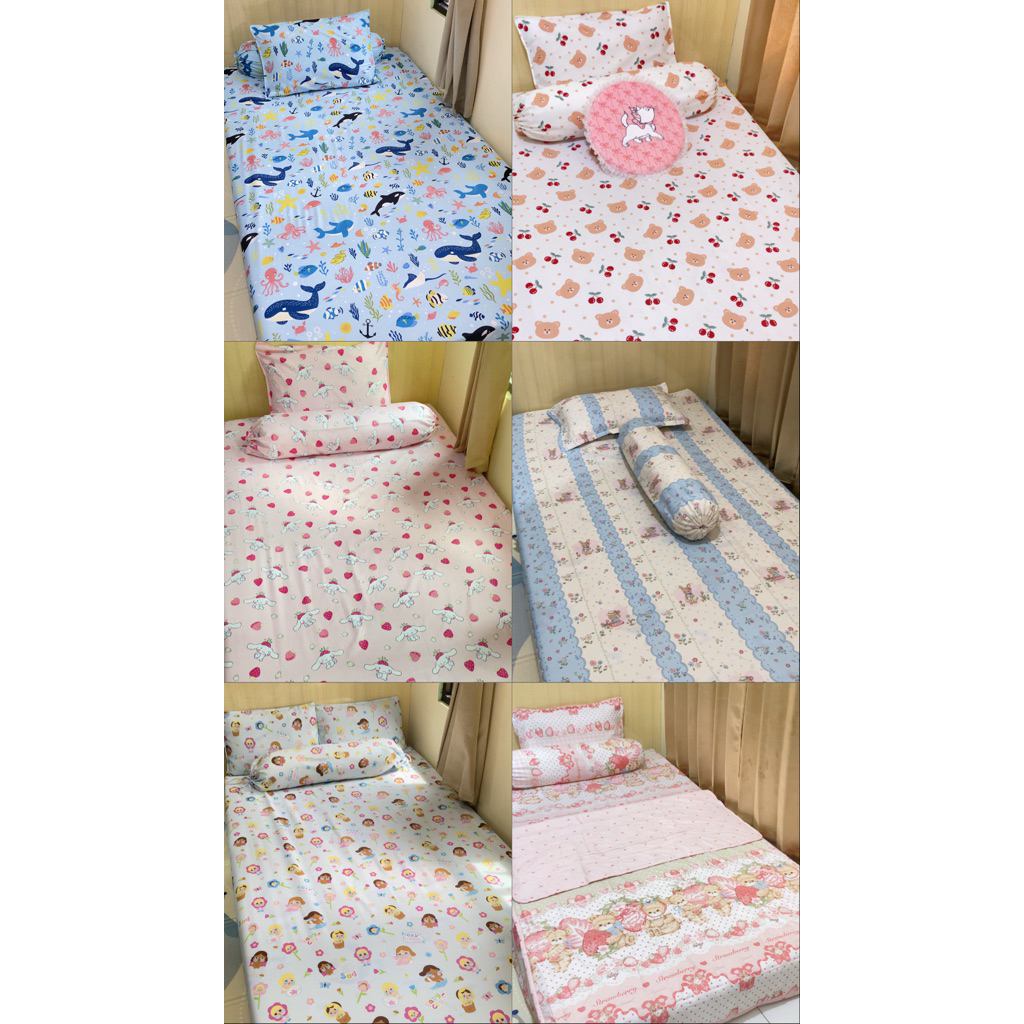 Preloved New Sprei ukuran 120cm x 200cm FREE SARBAN SARGUL