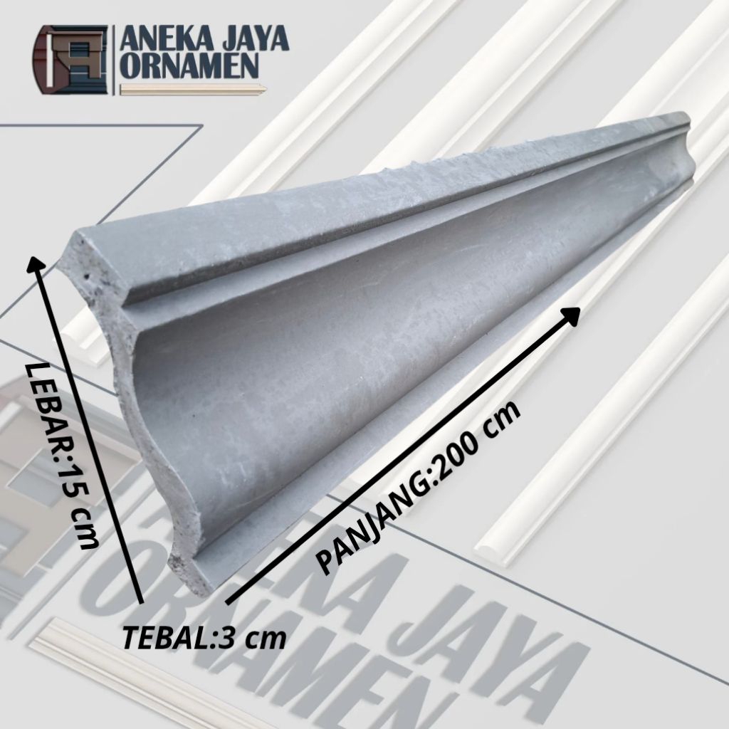 Lis plang profil beton