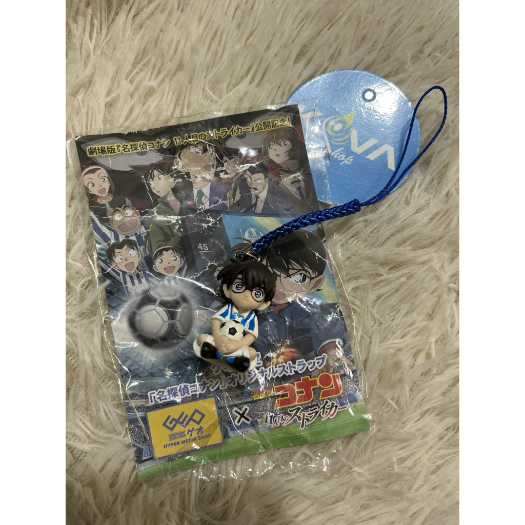 detective conan strap phone mini figure keychain conan