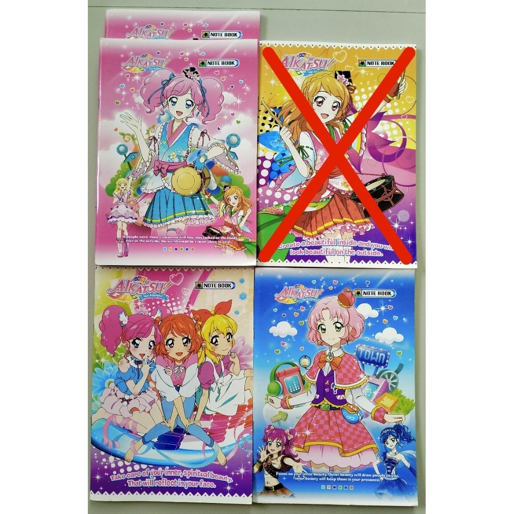 Buku Tulis Note Book Aikatsu Ichigo Madoka Akari Sakura