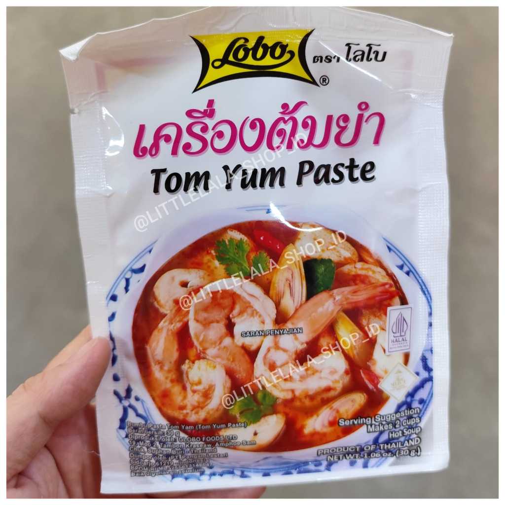 Bumbu Tom Yam/Lobo Tom Yum Paste 30g Bumbu Tomyam Thailand Asli Pasta Tom Yum Instan Bumbu Sup Tomya