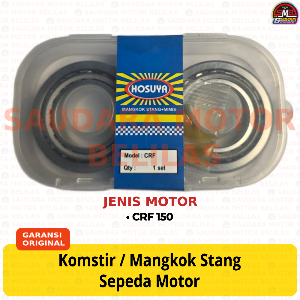Komstir CRF 150 / CRF150 Comstir Mangkok Stang Sepeda Motor 100% BARU