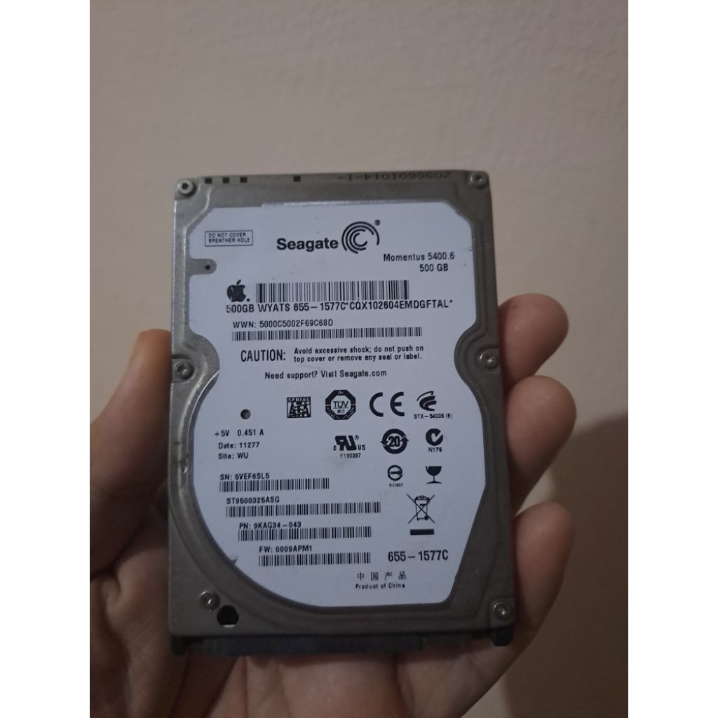 hard disk seagate 500gb normal health 76%