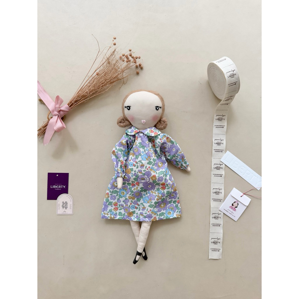 Ragdoll in Betsy Dress x Liberty London Fabrics