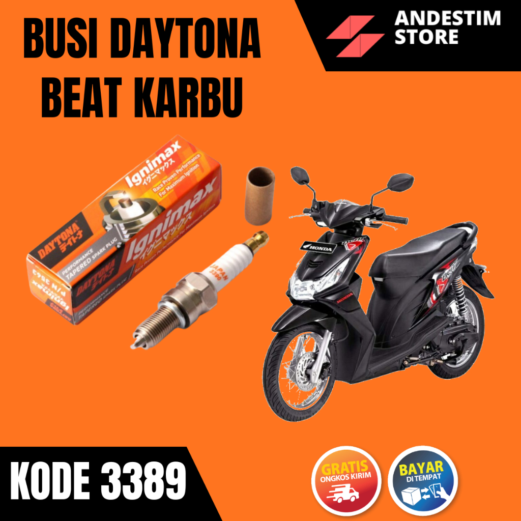 Busi daytona Racing honda beat karbu original 3389
