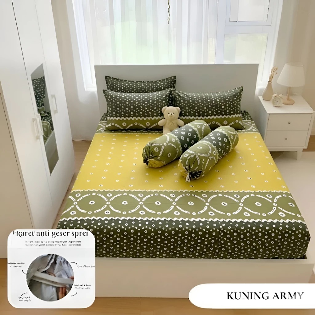 Sprei Jumputan Batik Jogja Solo 120 x 200 Tinggi 30 Cm