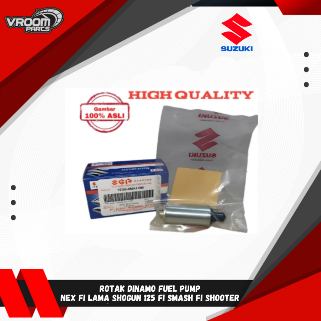ROTAK DINAMO FUEL PUMP SUZUKI NEX FI LAMA SHOGUN 125 FI SMASH FI SHOOTER LETS OLD 3 SOKET