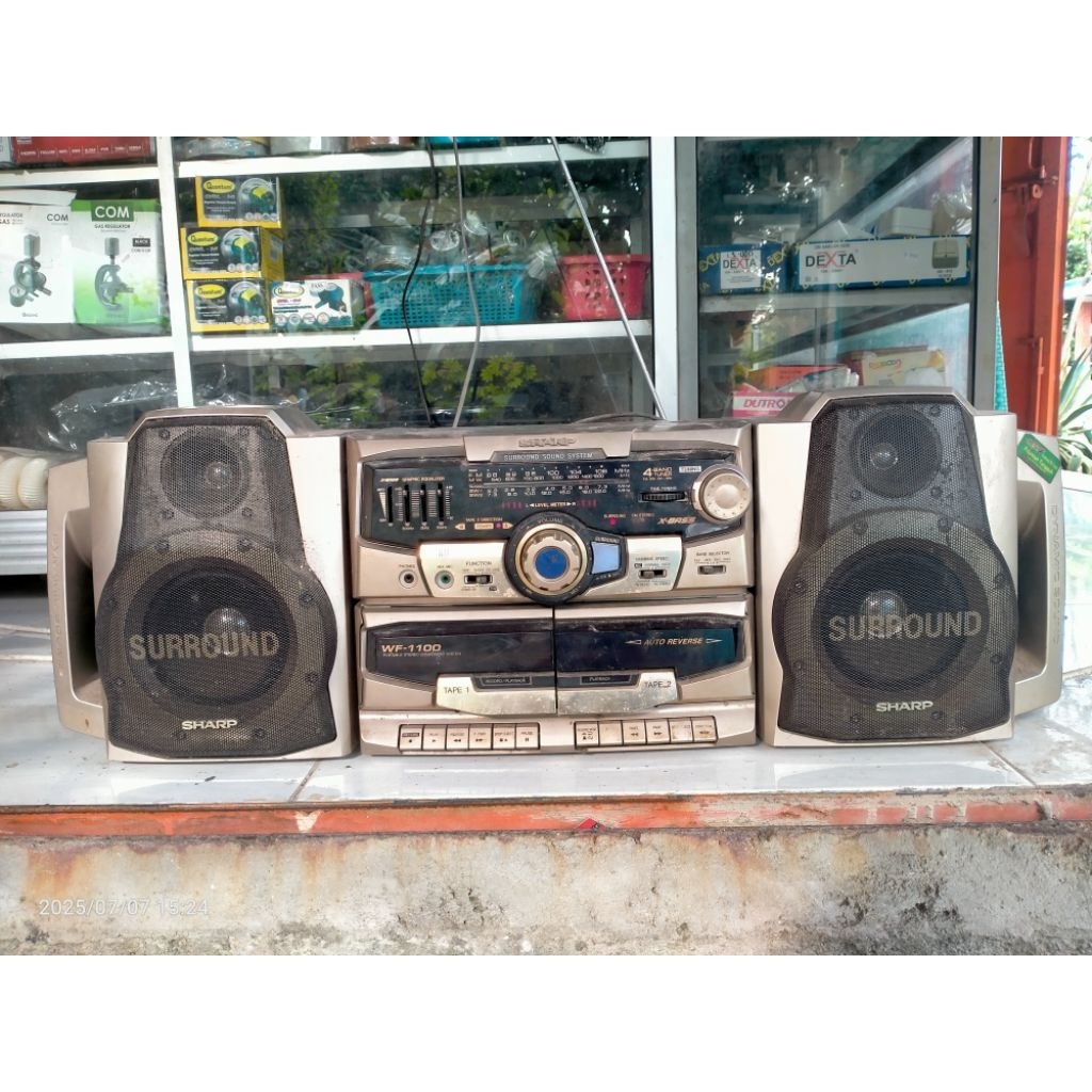 speaker sharp simba compo komplit bisa