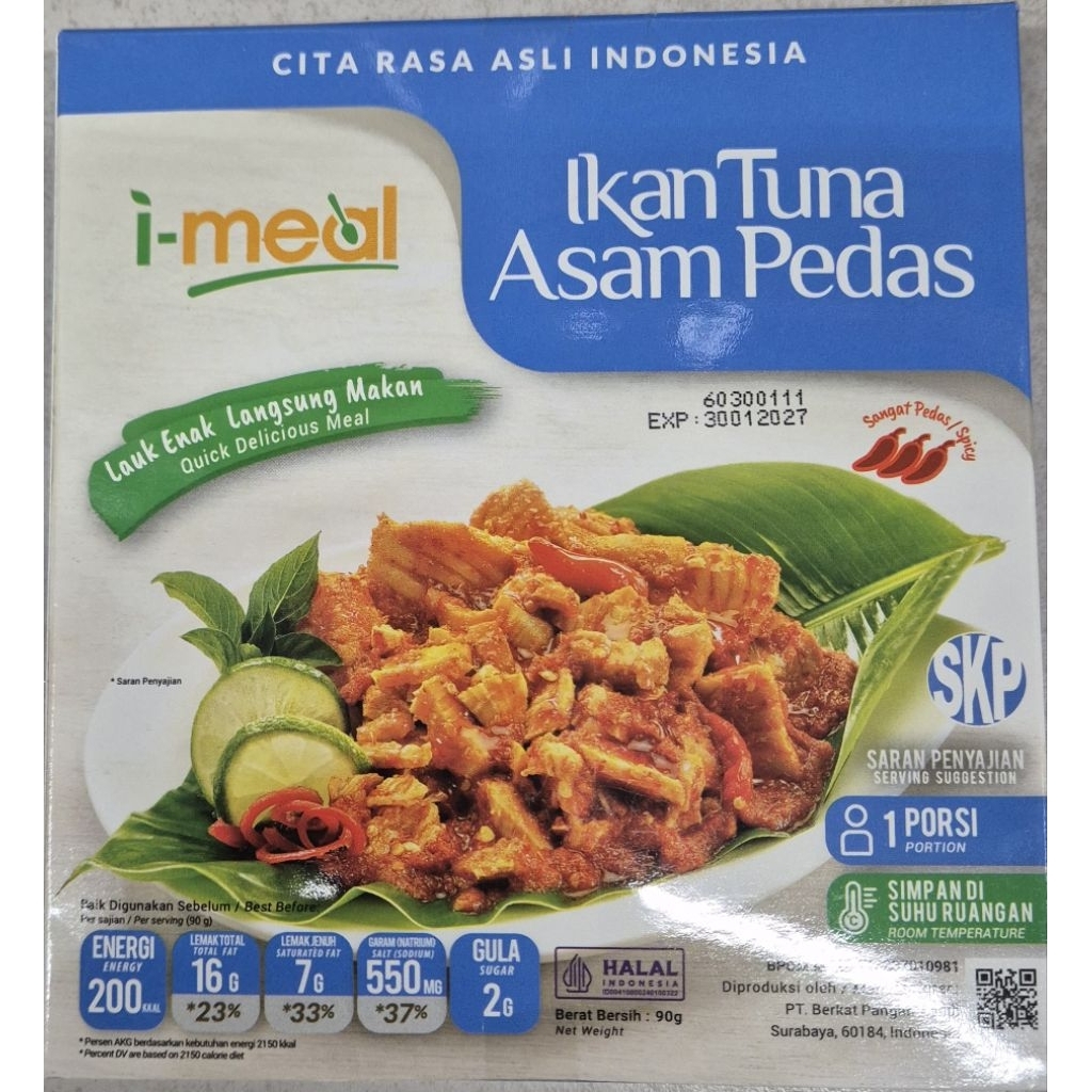 Ikan Tuna Asam Pedas I-MEAL Spicy & Sour Tuna 90g - HK-PC.